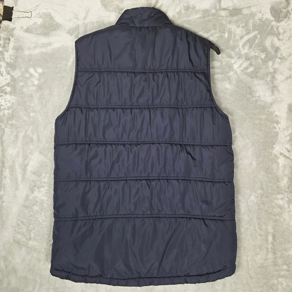 Weatherproof Vintage Mens Puffer Vest Size M Quilted Zip Front Casual‎